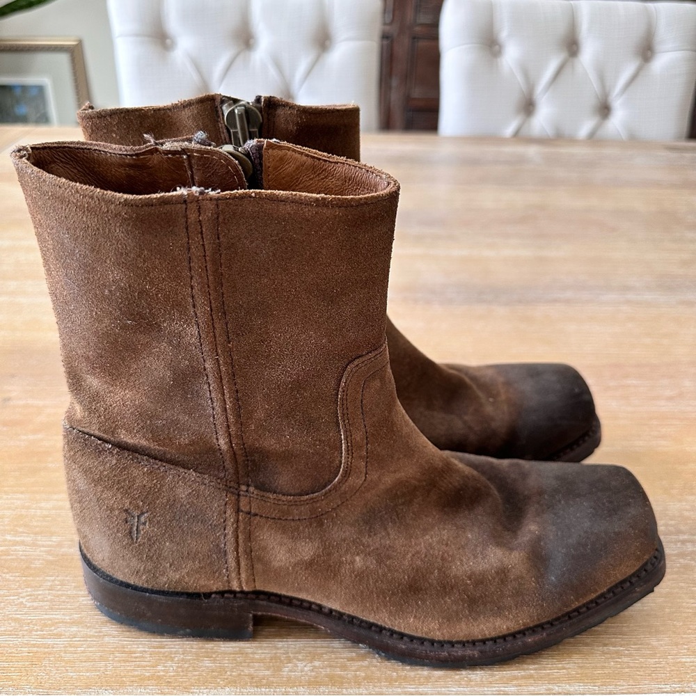 Frye Tan Suede Men's Boots